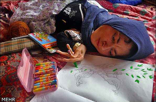 دختر با اراده ایرانی در سایت علی نوروزی