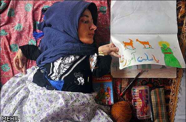 دختر با اراده ایرانی در سایت علی نوروزی